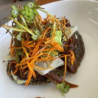 Tostada   at Bhumi in Tijuana