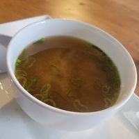 Miso soup at Bhumi in Tijuana
