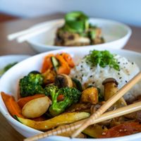 Teriyaki at Bhumi in Tijuana