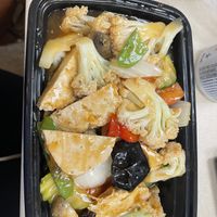 Sweet n’ sour “chicken" #Veganuary at Lucky Vege House Inc in Brooklyn