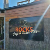 Front of cafe at 12 Rocks Beach Bar Cafe in Port Campbell