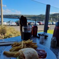 Good view with lunch at 12 Rocks Beach Bar Cafe in Port Campbell