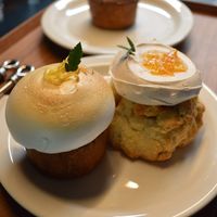 Lemon meringue tart, orange scone, chocolate tart at Savage Garden - Maybe closed in Seoul