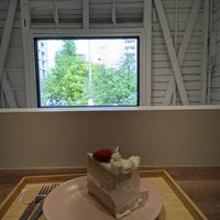 View from dining area at Trick or Treat Vegan Sweets (formerly Canelita Sweets) in Osaka