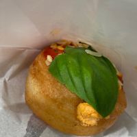 Pizza Donut   at Trick or Treat Vegan Sweets (formerly Canelita Sweets) in San Diego