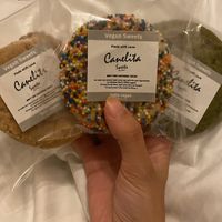 Cookies vegan prêts à emporter, différents parfums. at Trick or Treat Vegan Sweets (formerly Canelita Sweets) in Osaka