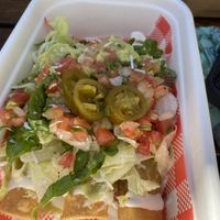 The golden taco with vegan mince!    at Holy Taco in Caloundra