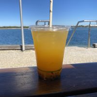 Passionfruit drink…beautifully refreshing!  at Holy Taco in Caloundra