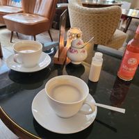 Leckerer Cafe und Getränk at Tante August in Muenster