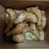 Shrimps at OPLANTE Vegan Sushi & Wok  in Montreal