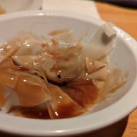 Dumplings in peanut sauce at OPLANTE Vegan Sushi & Wok  in Montreal