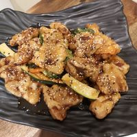 Sesame beef at OPLANTE Vegan Sushi & Wok  in Montreal