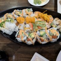 Sushi boat of unknowns at OPLANTE Vegan Sushi & Wok  in Montreal