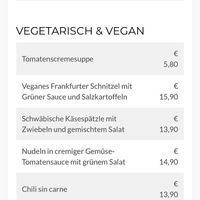 Menu   at Dauth-Schneider in Frankfurt