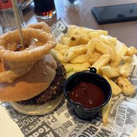 Beetroot burger (wasn’t on the menu when I was here for lunch)   at The Seaforth in Ullapool