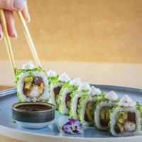 Vegan sushi  at Oshi Oshi in Kfar Saba