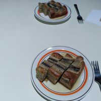 Banana bread at Caffeinated in Busan