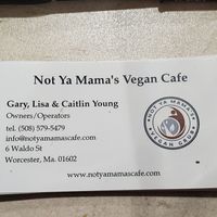 These two are the bomb!  Kudos . at Not Ya Mama's Vegan Cafe in Salem