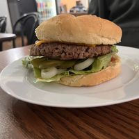 Classic burger   at Not Ya Mama's Vegan Cafe in Salem