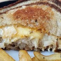 reuben at Not Ya Mama's Vegan Cafe in Salem