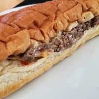 steak cheese at Not Ya Mama's Vegan Cafe in Salem