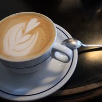 Oatley Flat white at Combi Coffee Roasters in Porto