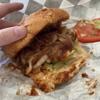 Freakin vegan burger   at The Soulful Vegan in Akron