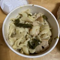 Chicken noodle soup  at The Soulful Vegan in Akron