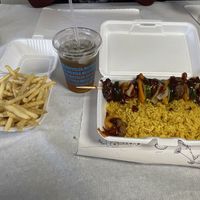 Shishcabob, truffle and tamarind.   at The Soulful Vegan in Akron