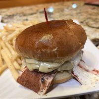 Blue cheese bacon burger (BBB)  at The Soulful Vegan in Akron