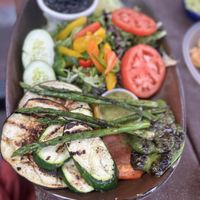 Vegetarian platter  at Agave Mexican Bistro in Newburyport