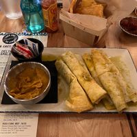 Vegan tamales, they were spicy 🌶 and delicious! at Bentonville Taco & Tamale Co in Bentonville