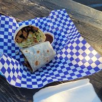 Cali burrito. Wolf Mentality at Noble Ale Works in Anaheim