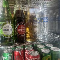 Drinks fridge  at Inna's Pierogi Shop in Lititz