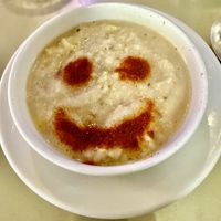 Corn Chowder.  ☺️  at 2 Feet Brewing Co in Bangor