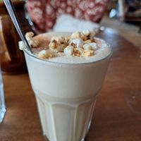 Popcorn Chai Latte at Wahrhaft Nahrhaft in Berlin