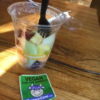 Fruit bowl at The Works Cafe in Brattleboro