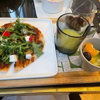 Bread with feta, fruit and yoghurt  at PLANTn - Sapphire House Antwerp in Antwerpen