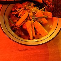 Black garlic tofu ramen at Takumi in Eindhoven