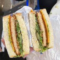 Vegan Schnitzel ($15) at Nico's Sandwich Deli in Fitzroy