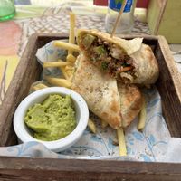 Burrito meal  at Bonito Kitchen & Cocktails in Mallorca