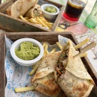 Vegan burrito meal   at Bonito Kitchen & Cocktails in Mallorca