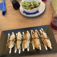 Vegan gyoza  at Bonito Kitchen & Cocktails in Mallorca