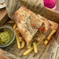 Vegan burrito with Beyond meat  at Bonito Kitchen & Cocktails in Mallorca