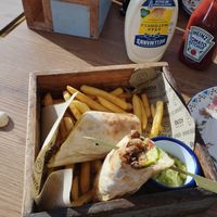 Burito with beyond at Bonito Kitchen & Cocktails in Mallorca