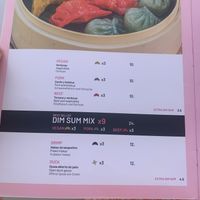 Actual price for vegan dim sum  at Bonito Kitchen & Cocktails in Mallorca