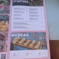 Actual price for vegan gyozas  at Bonito Kitchen & Cocktails in Mallorca
