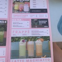 Soy latte   at Bonito Kitchen & Cocktails in Mallorca