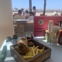 Vegan burrito with a view  at Bonito Kitchen & Cocktails in Mallorca