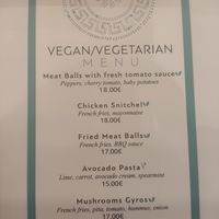New vegan and vegetarian menu !recipes by beyond team. at Mystilli Roof Garden in Rhodes